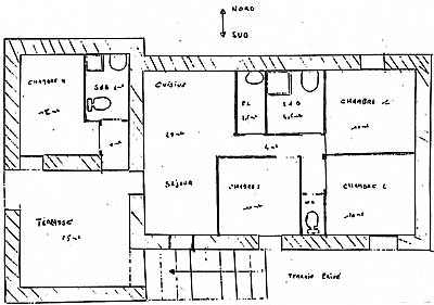 Plan Ferienhaus Ardeche